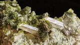 Lustrous, Epidote Crystal Cluster - Morocco #40878-2
